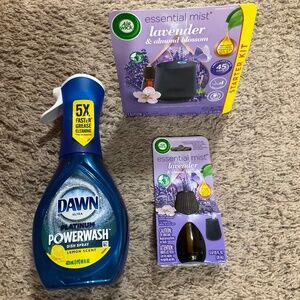 3-PC Bundle 1AirWick Essential Mist Starter Kit 1Essential Mist Refill 1Dawn